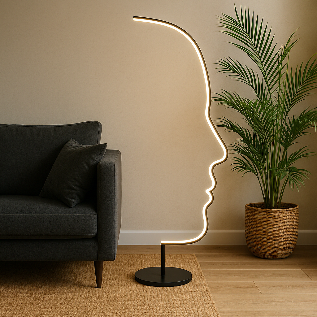 Abstract Sculptural Floor Lamp - Elegant LED Lighting for Home Decor 3