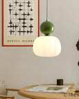 Art Deco Pendant Light - Elegant Glass Shade & Adjustable Height 10