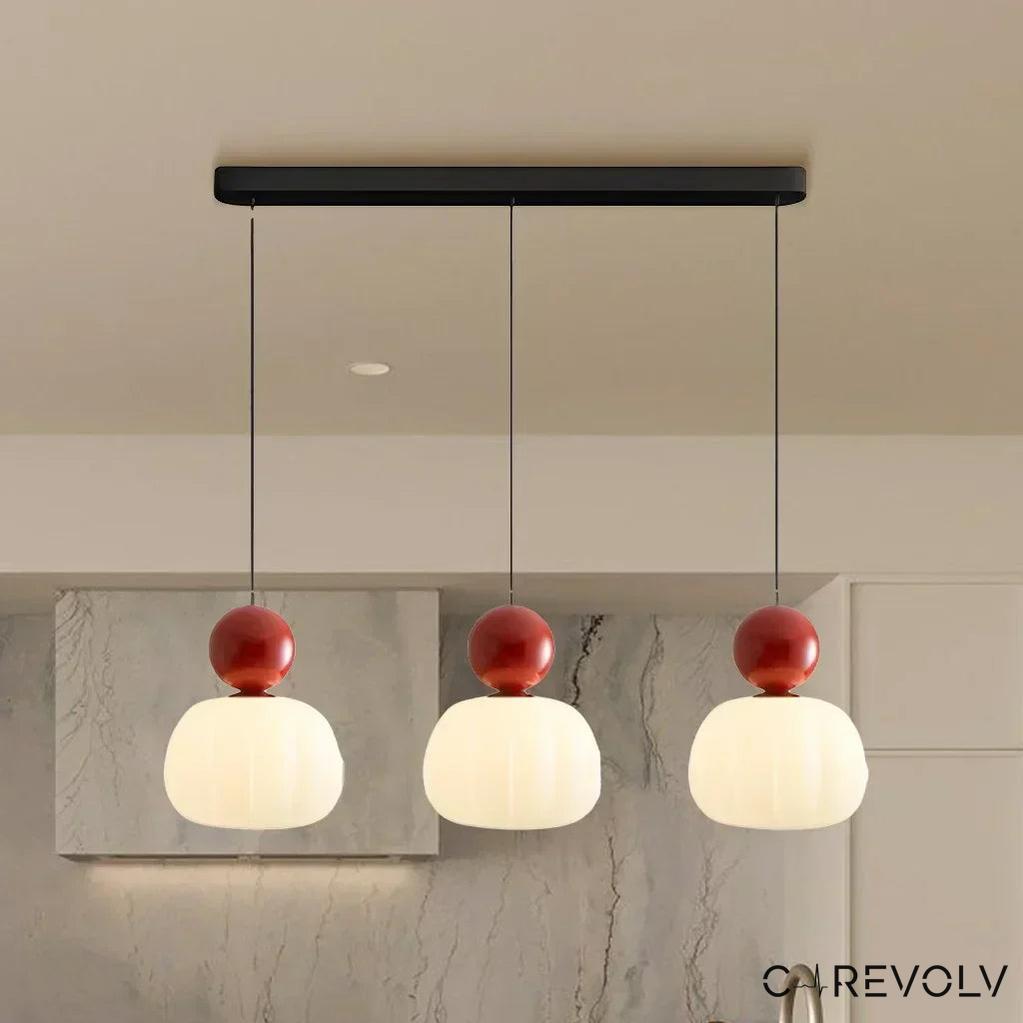 Art Deco Pendant Light - Elegant Glass Shade &amp; Adjustable Height 11