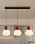 Art Deco Pendant Light - Elegant Glass Shade & Adjustable Height 11
