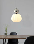 Art Deco Pendant Light - Elegant Glass Shade & Adjustable Height 14