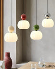 Art Deco Pendant Light - Elegant Glass Shade & Adjustable Height 1
