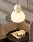 Art Deco Pendant Light - Elegant Glass Shade & Adjustable Height 2