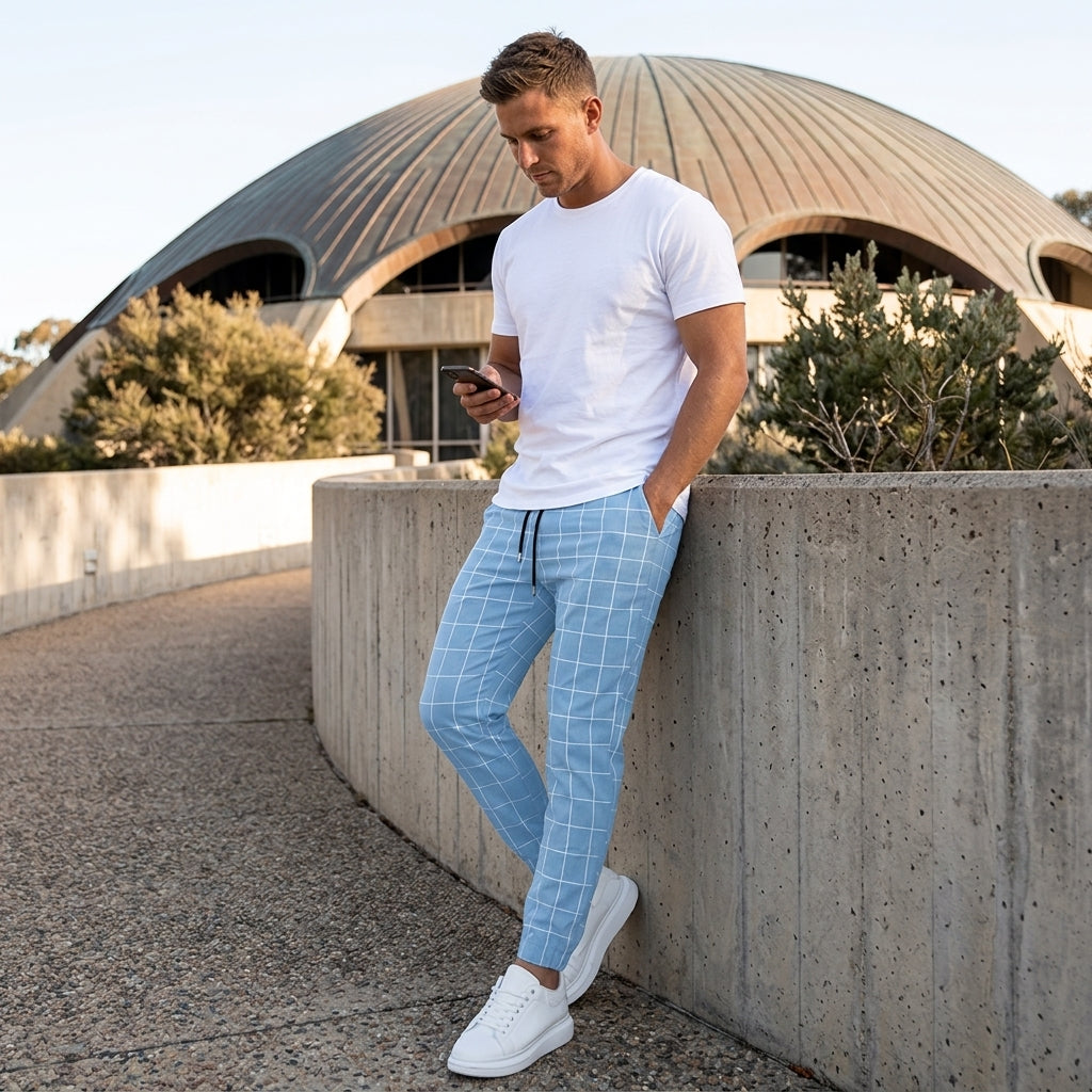 Cohen | Checked Men’s Trouser for Everyday Wear