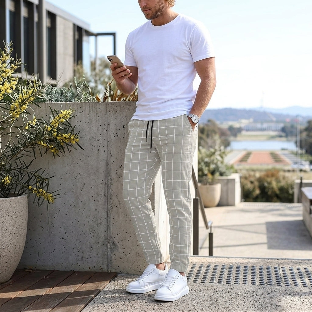 Cohen | Checked Men’s Trouser for Everyday Wear