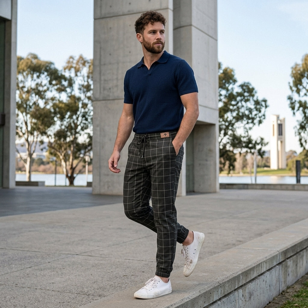 Cohen | Checked Men’s Trouser for Everyday Wear
