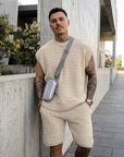 Liam | Lässiges Herren-Set mit Hemd und Shorts