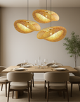 Bamboo Pendant Light - Stylish Scandinavian Design with Adjustable Height 1