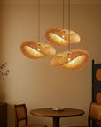 Bamboo Pendant Light - Stylish Scandinavian Design with Adjustable Height 2