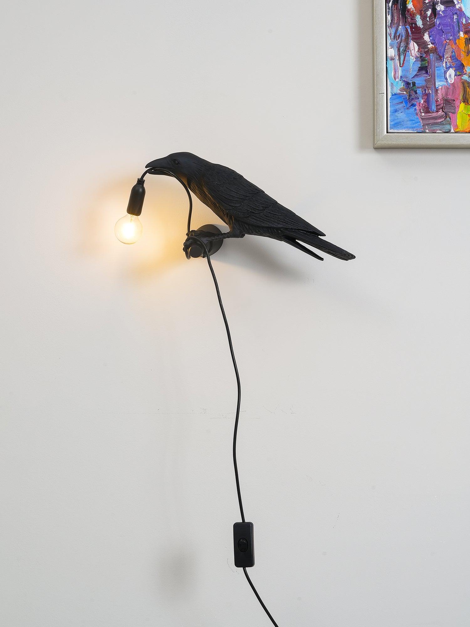 Bird Wall Light - Unique Resin Design with Adjustable Height 1