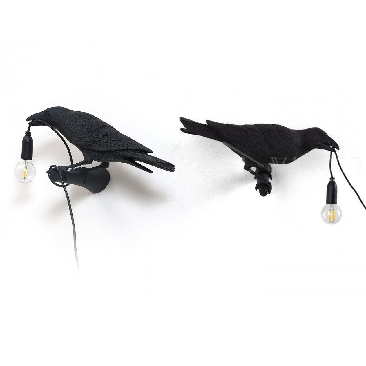 Bird Wall Light - Unique Resin Design with Adjustable Height 10