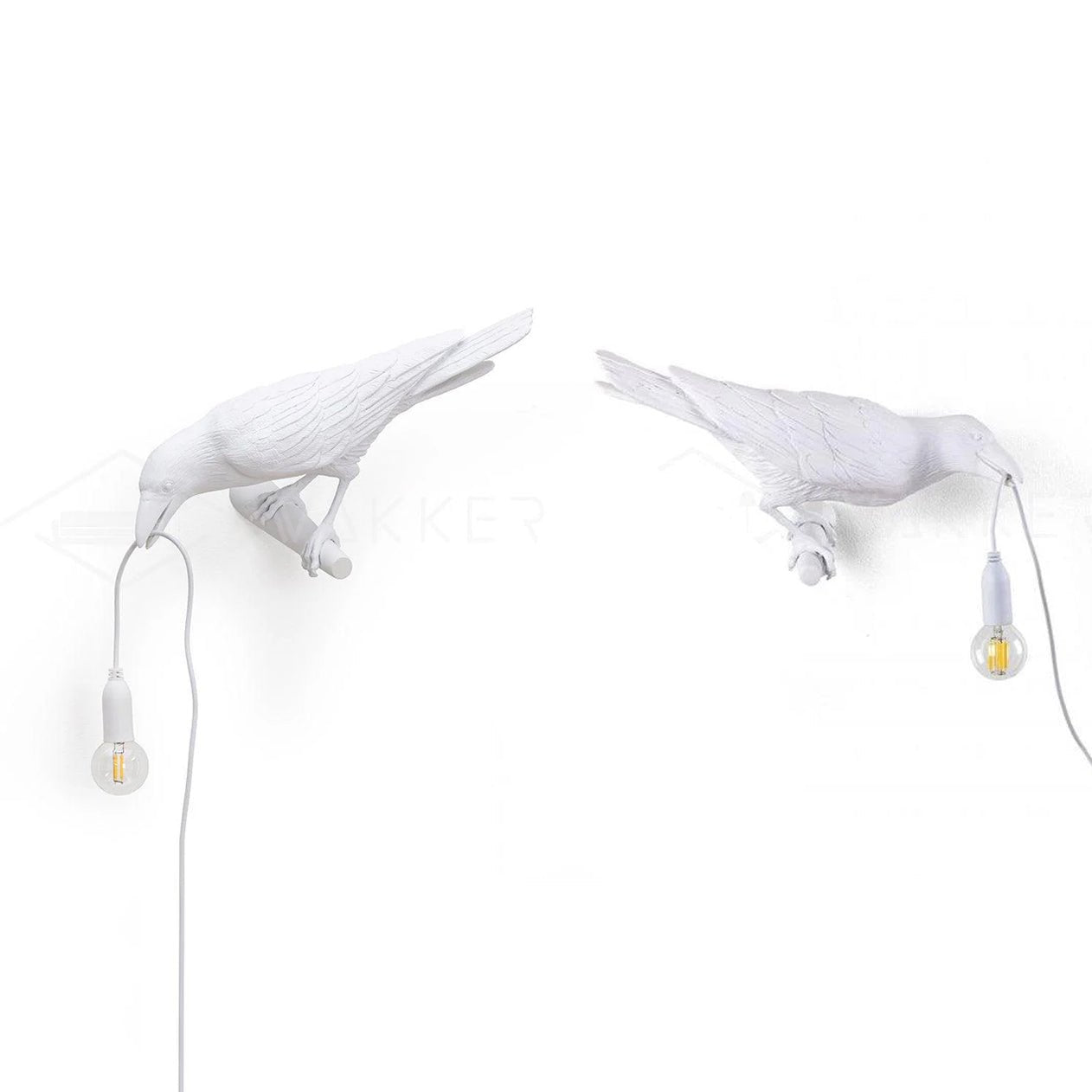 Bird Wall Light - Unique Resin Design with Adjustable Height 11