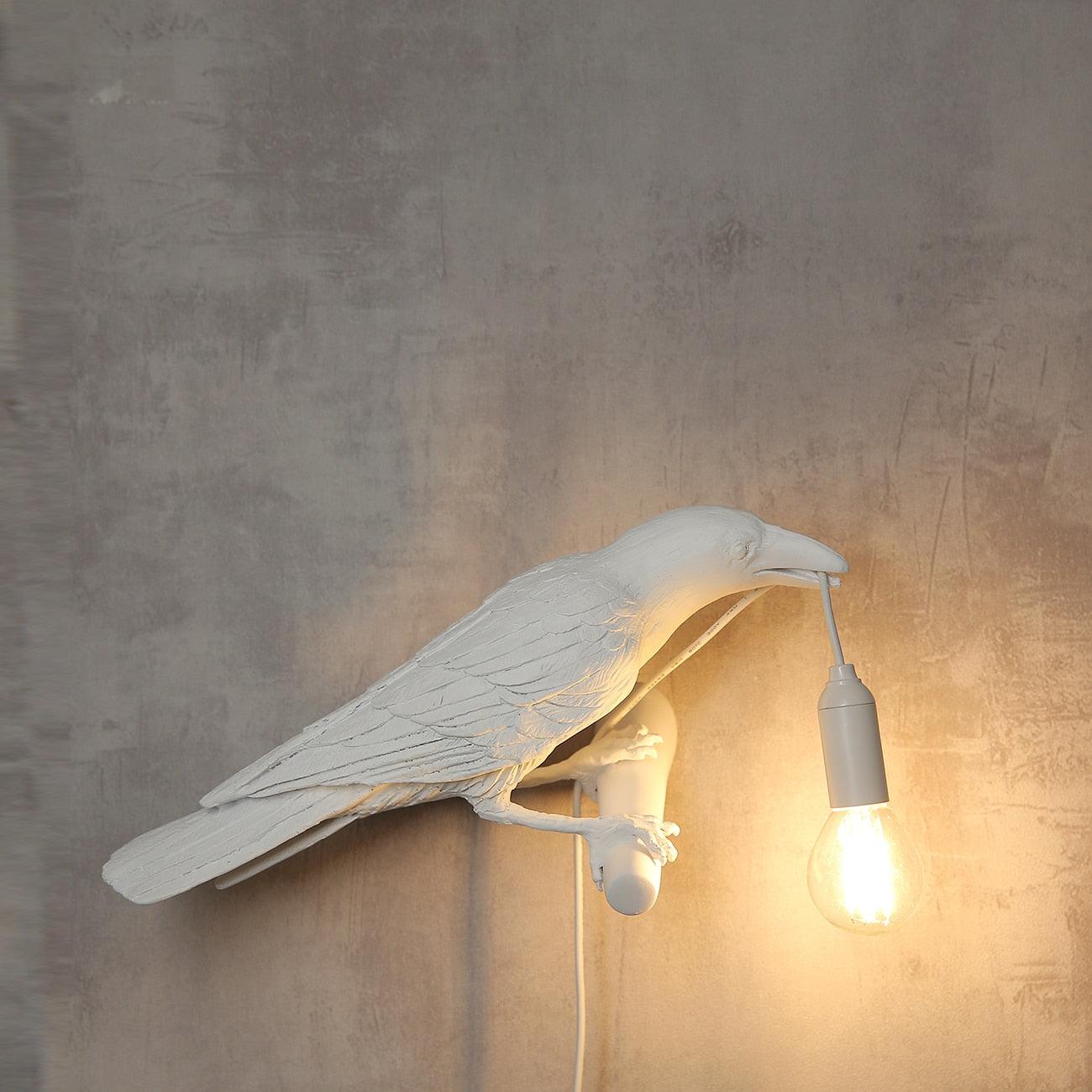 Bird Wall Light - Unique Resin Design with Adjustable Height 3