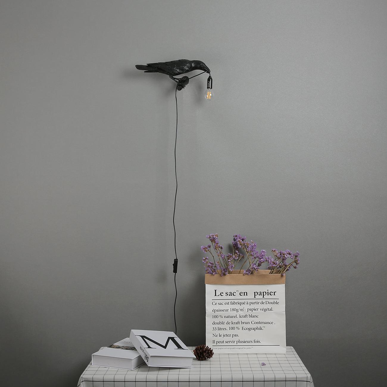 Bird Wall Light - Unique Resin Design with Adjustable Height 8