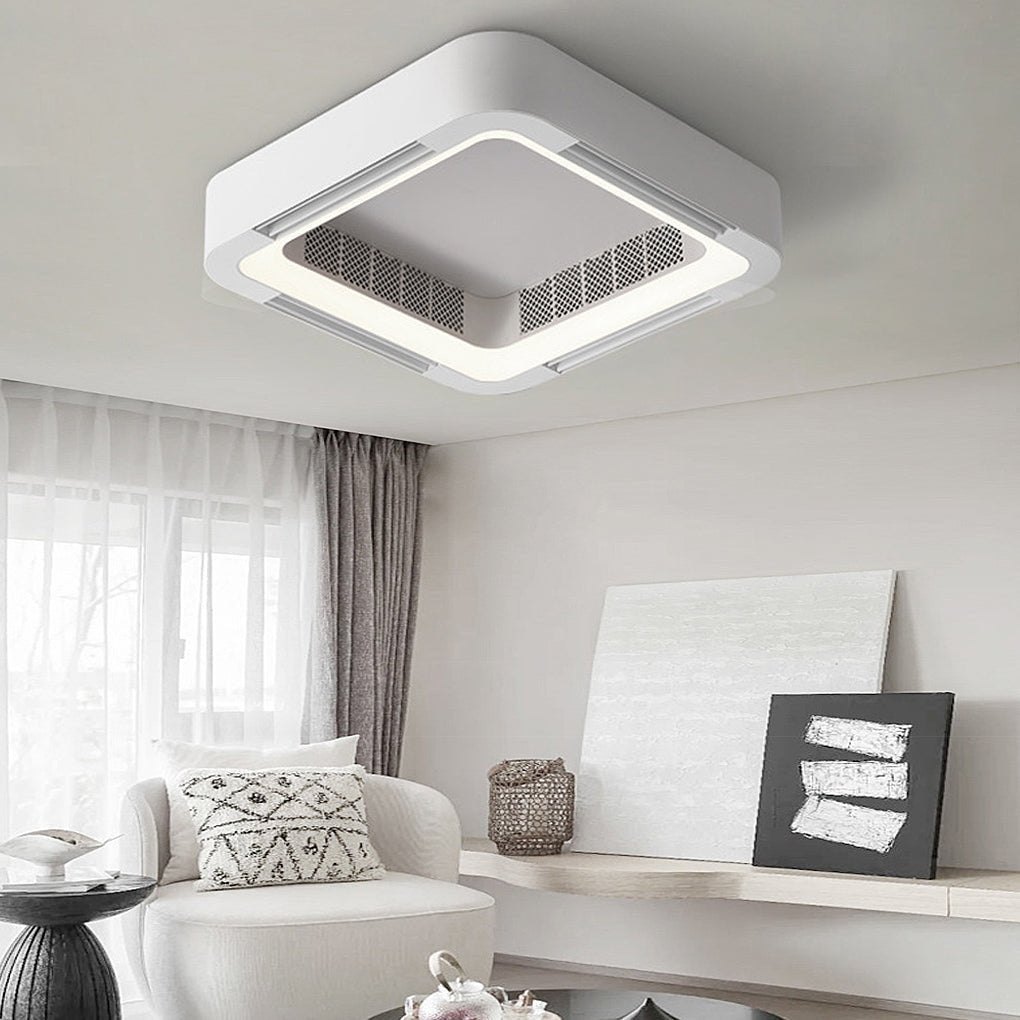 Bladeless Ceiling Fan - Stylish Design with LED Lighting 2