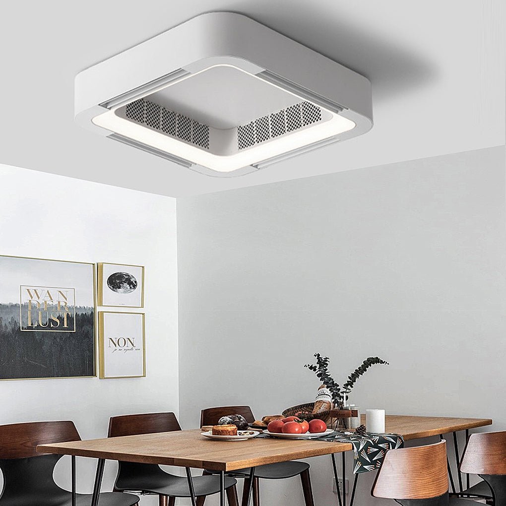 Bladeless Ceiling Fan - Stylish Design with LED Lighting 3