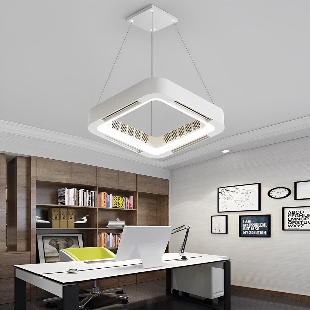Bladeless Ceiling Fan - Stylish Design with LED Lighting 4