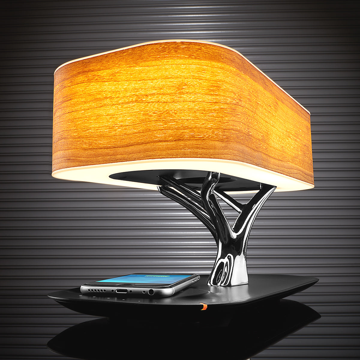 Bonsai Speaker Lamp - Wireless Charging &amp; Bluetooth Sound 0