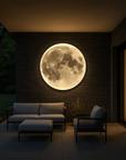 Celestial Moon Wall Lamp - Enchanting LED Glow for Any Space 1