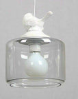 Chandelier - Unique Bird Design with Durable Glass Shade 0