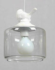 Chandelier - Unique Bird Design with Durable Glass Shade 3