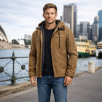 Veylor | Hooded Bomber Jacket with Cozy Warmth