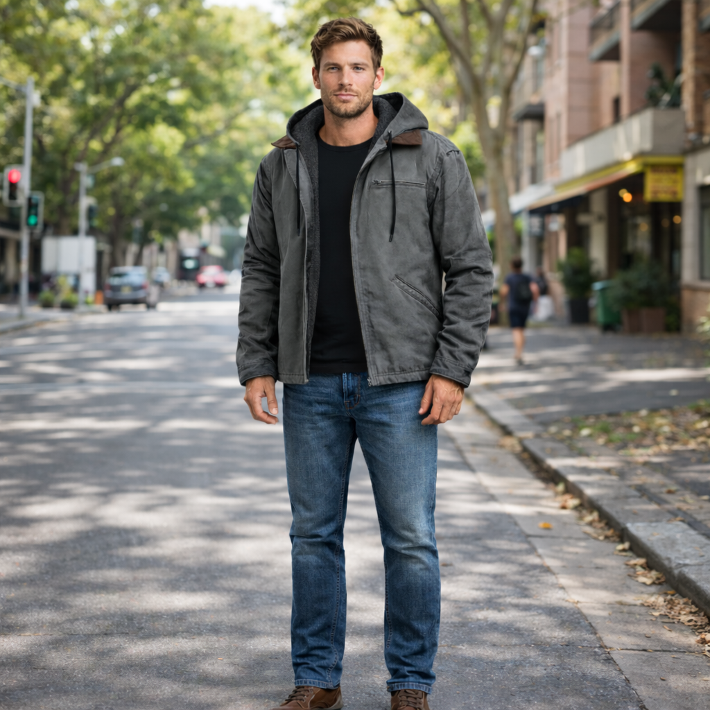 Veylor | Hooded Bomber Jacket with Cozy Warmth