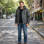 Veylor | Hooded Bomber Jacket with Cozy Warmth