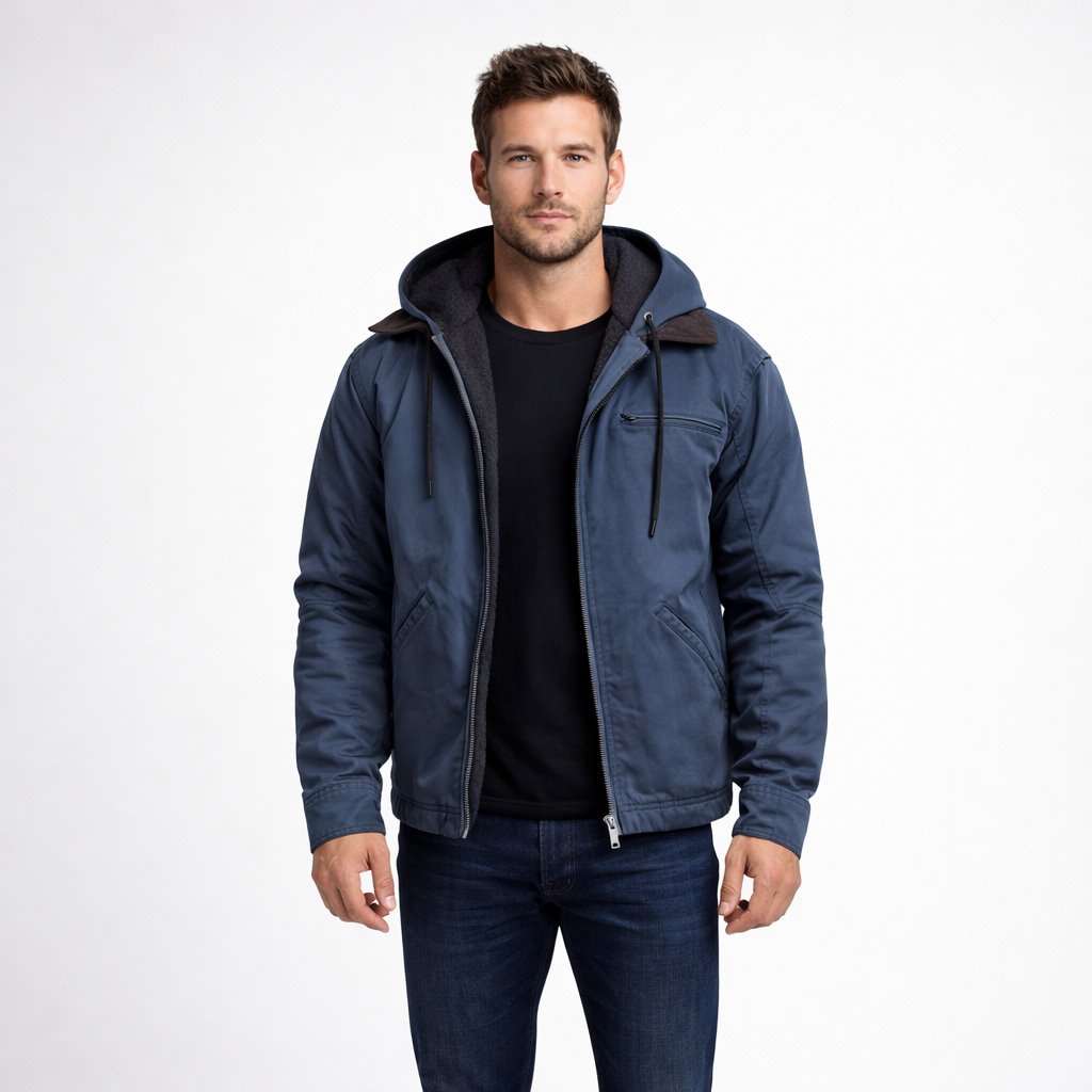 Veylor | Hooded Bomber Jacket with Cozy Warmth