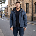 Veylor | Hooded Bomber Jacket with Cozy Warmth