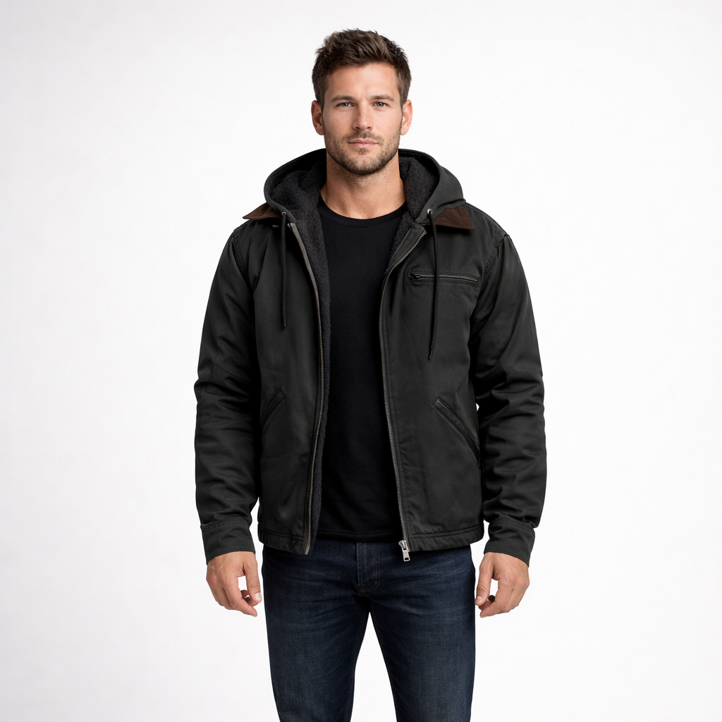 Veylor | Hooded Bomber Jacket with Cozy Warmth