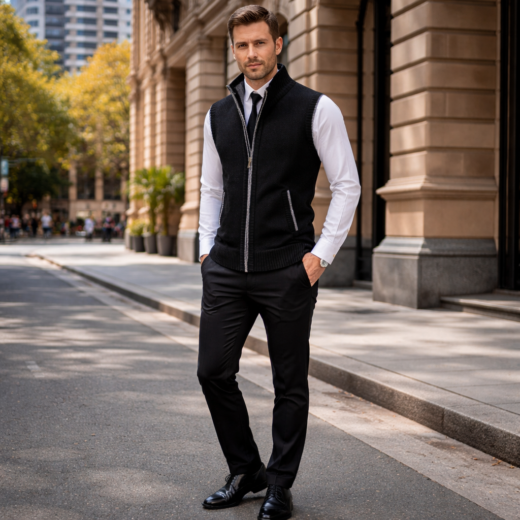 Archer | Effortless Style Men’s Vest for Everyday Wear