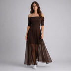 Brianna | Klassisches Elegantes Maxikleid für Festliche Kleidung