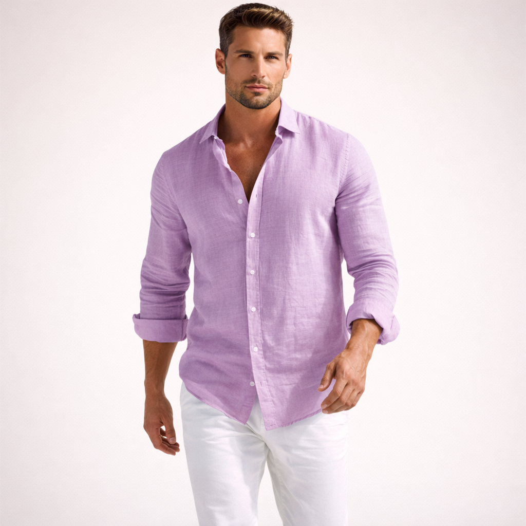 Toby | Casual Linen Men’s Shirt for Everyday Comfort