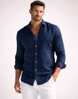 Toby | Casual Linen Men’s Shirt for Everyday Comfort