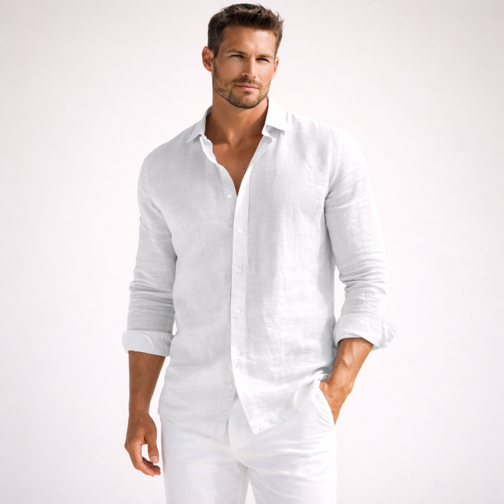 Toby | Casual Linen Men’s Shirt for Everyday Comfort