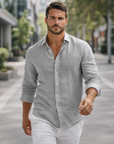 Toby | Casual Linen Men’s Shirt for Everyday Comfort