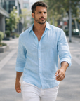 Toby | Casual Linen Men’s Shirt for Everyday Comfort
