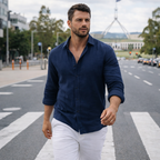 Toby | Casual Linen Men’s Shirt for Everyday Comfort