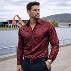 Reid | Herrenhemd mit glänzendem Finish und modernem Stil