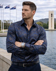 Reid | Gloss Finish Men’s Shirt with Modern Edge