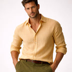 Owen | Herrenhemd aus Leinenmischung mit zeitlosem Charme