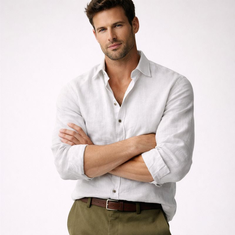Owen | Herrenhemd aus Leinenmischung mit zeitlosem Charme