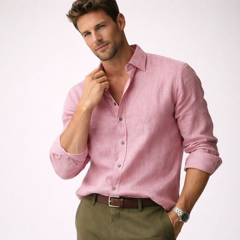 Owen | Herrenhemd aus Leinenmischung mit zeitlosem Charme