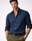 Owen | Linen Blend Men’s Shirt with Timeless Appeal