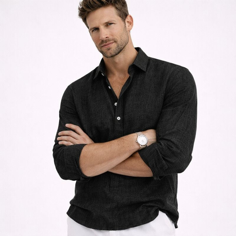 Ben | Herrenhemd im Polostil für warmes Wetter