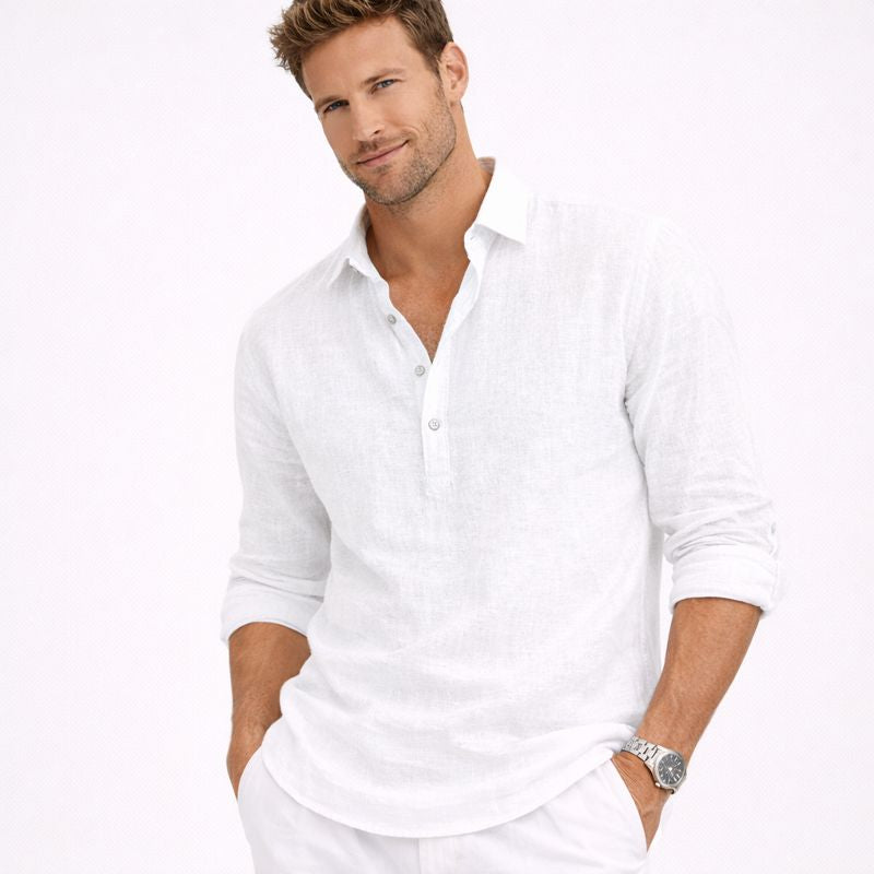 Ben | Herrenhemd im Polostil für warmes Wetter