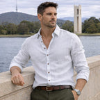 Owen | Herrenhemd aus Leinenmischung mit zeitlosem Charme