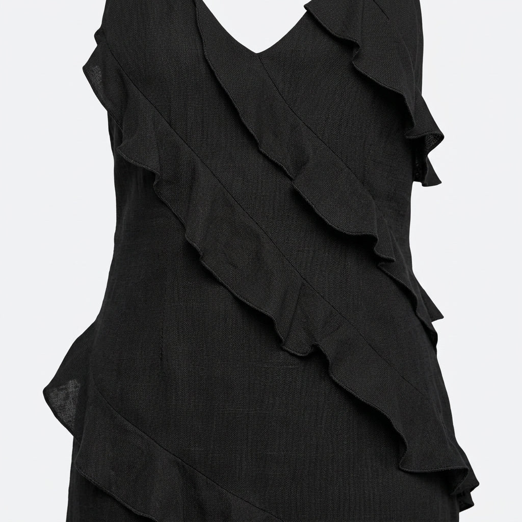 Harper | Elegant Maxi Dress with Ruffled Design