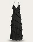 Harper | Elegant Maxi Dress with Ruffled Design